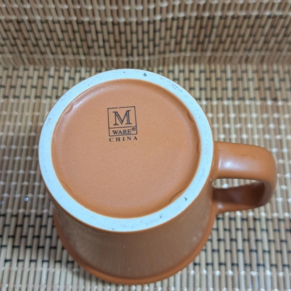 M‎ Ware Gardener TerraCotta Flower Pot Coffee Cup/Mug Brown Hattiesburg